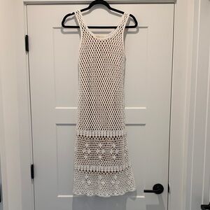 Michael Kors White Crochet Dress